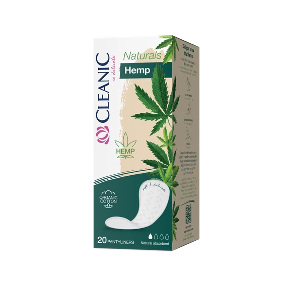 Cleanic Hemp and Cotton tisztasági betét 10db
