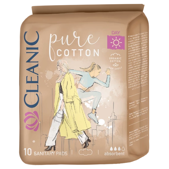 Cleanic Pure Cotton egészségügyi betét-nappali 10 db
