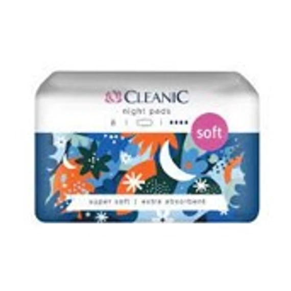 Cleanic Soft egészségügyi betét-éjszakai 8 db