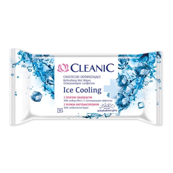 Cleanic frissítő törlőkendő- ICE COOLING 15 db