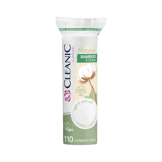 Cleanic Naturals Bamboo & Cotton 100% pamut vattakorong 110 db