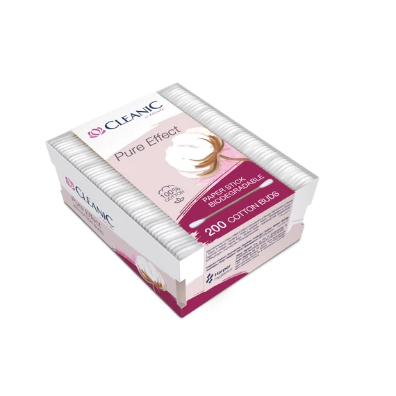 Cleanic PURE EFFECT fültisztító 200 db - biológiailag lebomló
