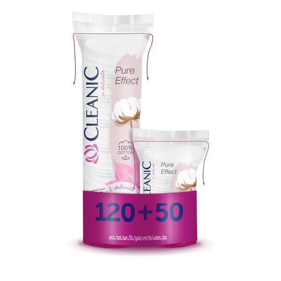 Cleanic PURE EFFECT  vattakorong 120+50 db