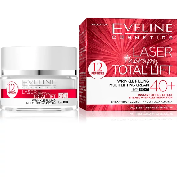 EVELINE LASER THERAPY TOTAL LIFT 40+ ráncfeltöltő multi-lifting arckrém 50 ml