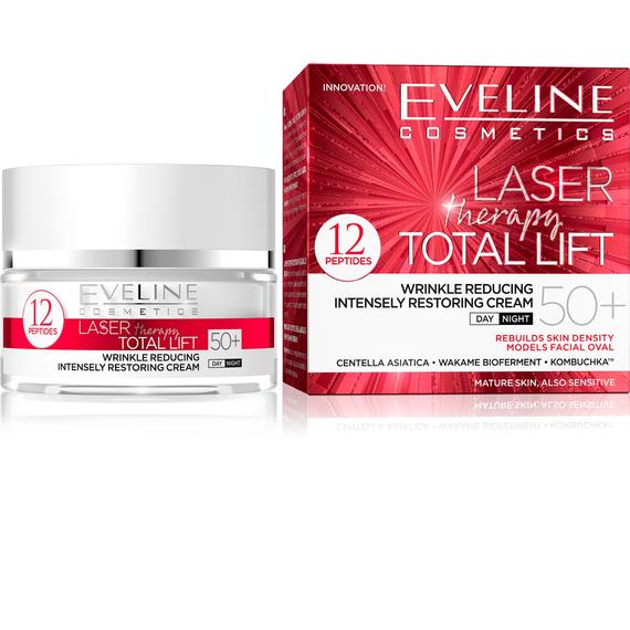 EVELINE LASER THERAPY TOTAL LIFT 50+ ránccsökkentős és bőrmegújító arckrém 50 ml