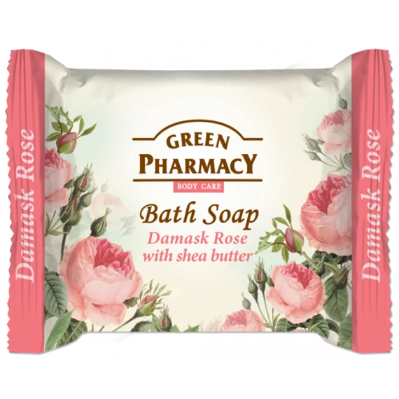 GREEN PHARMACY Gyógynövényes szappan damaszkuszi rózsa és sheavaj kivonattal 100 gr