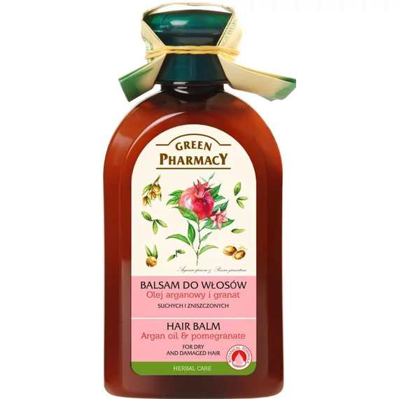 GREEN PHARMACY Hajbalzsam száraz, töredezett hajra argánolaj és gránátalma kivonattal 300 ml
