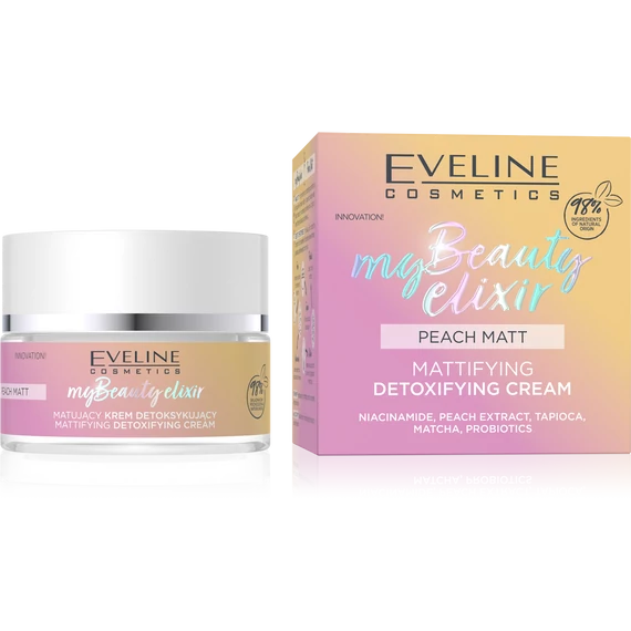 EVELINE MY BEAUTY ELIXIR mattító méregtelenítő arckrém 50ML